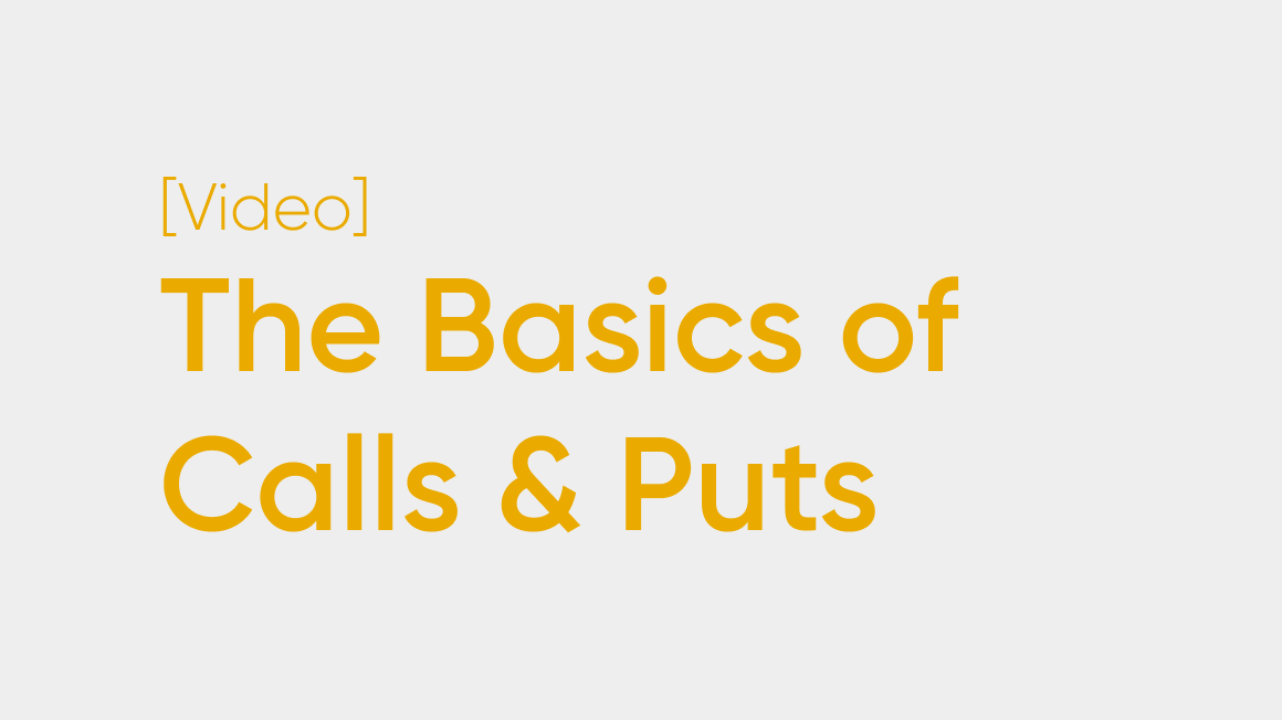 Basics of Calls & Puts