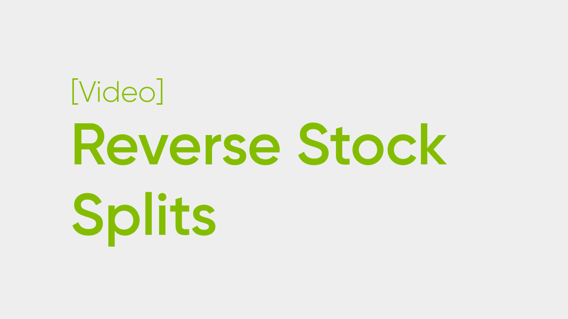 Reverse Stock Splits and Strike Prices