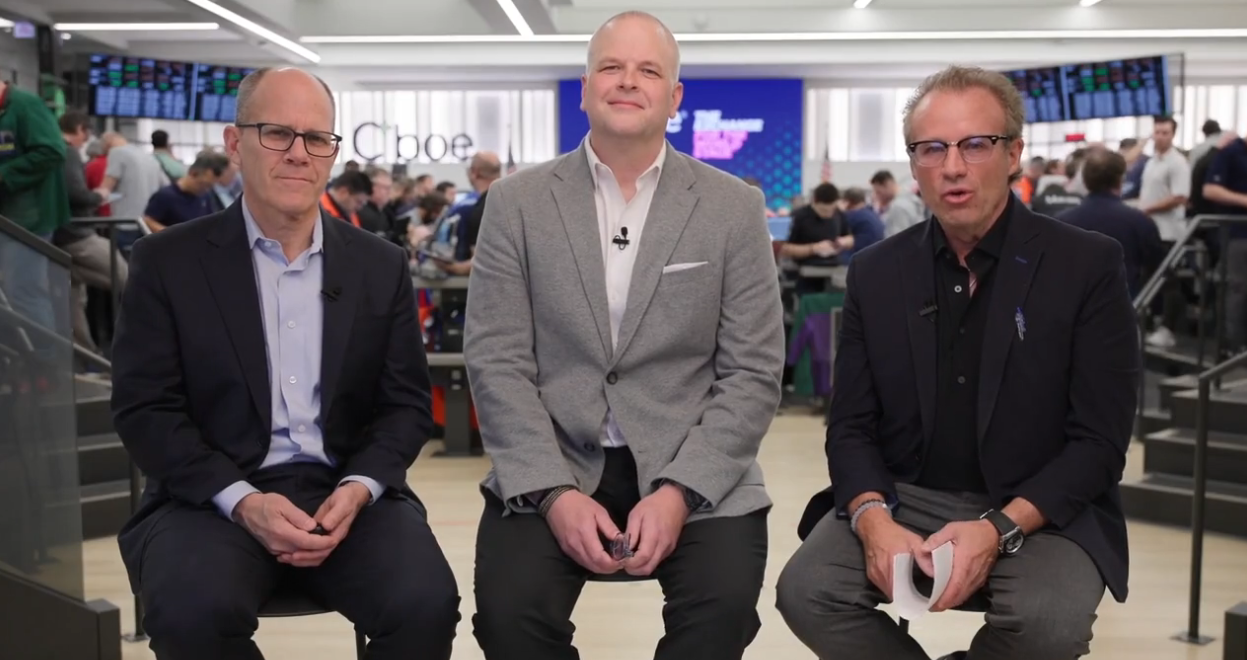 Mat Cashman on Cboe Floor