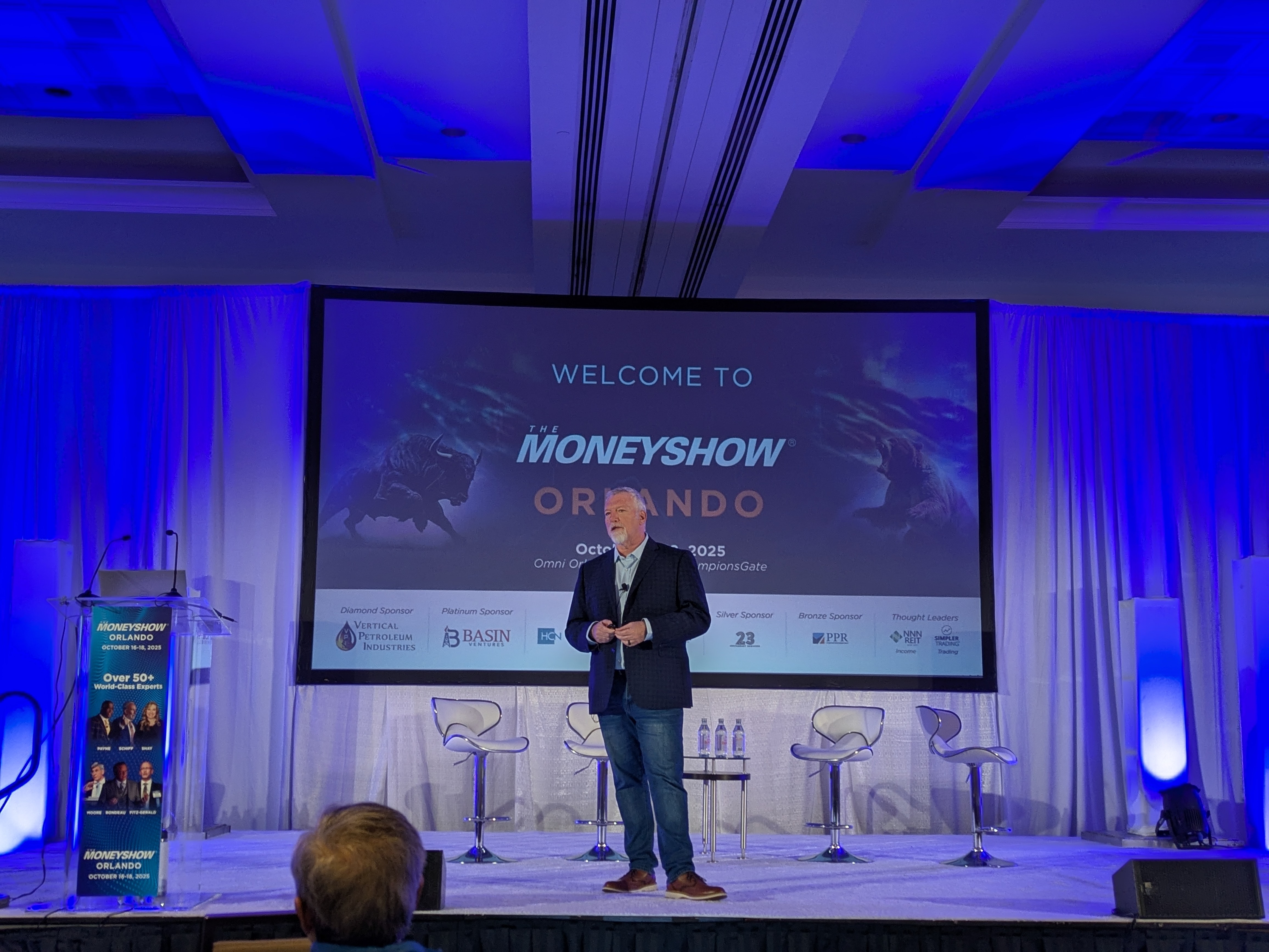 Mark Benzaquen on stage at MoneyShow Orlando Mark Benzaquen on stage at MoneyShow Orlando